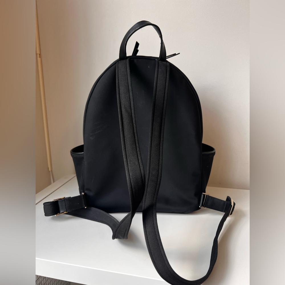 ♠️ Kate Spade ♠️ Dawn Medium Black Nylon Backpack EXCELLENT Used Condition $249 - Picture 12 of 16